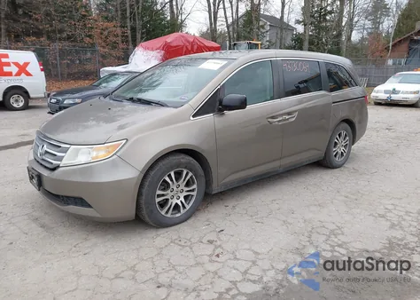 2012 Honda Odyssey Ex-L z USA, uszkodzony, nr VIN 5FNRL5H64CB131510